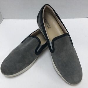 Barney’s New York sueded slip on shoes